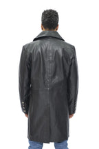 Mens Cowhide Leather Peacoat-Cordoba
