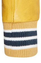 Kids Letterman Leather Varsity College Bomber Jacket 3-13 yrs