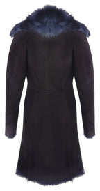 Womens Toscana Sheepskin Suede Trench Coat-Tbilisi