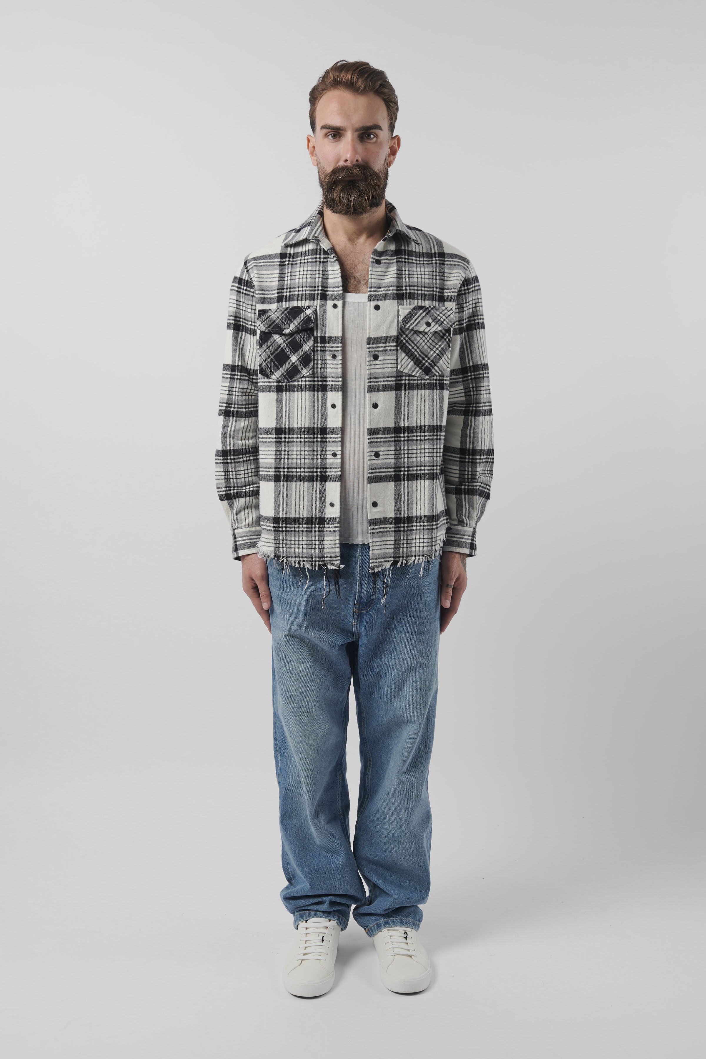 BODA Checked Cotton Overshirt