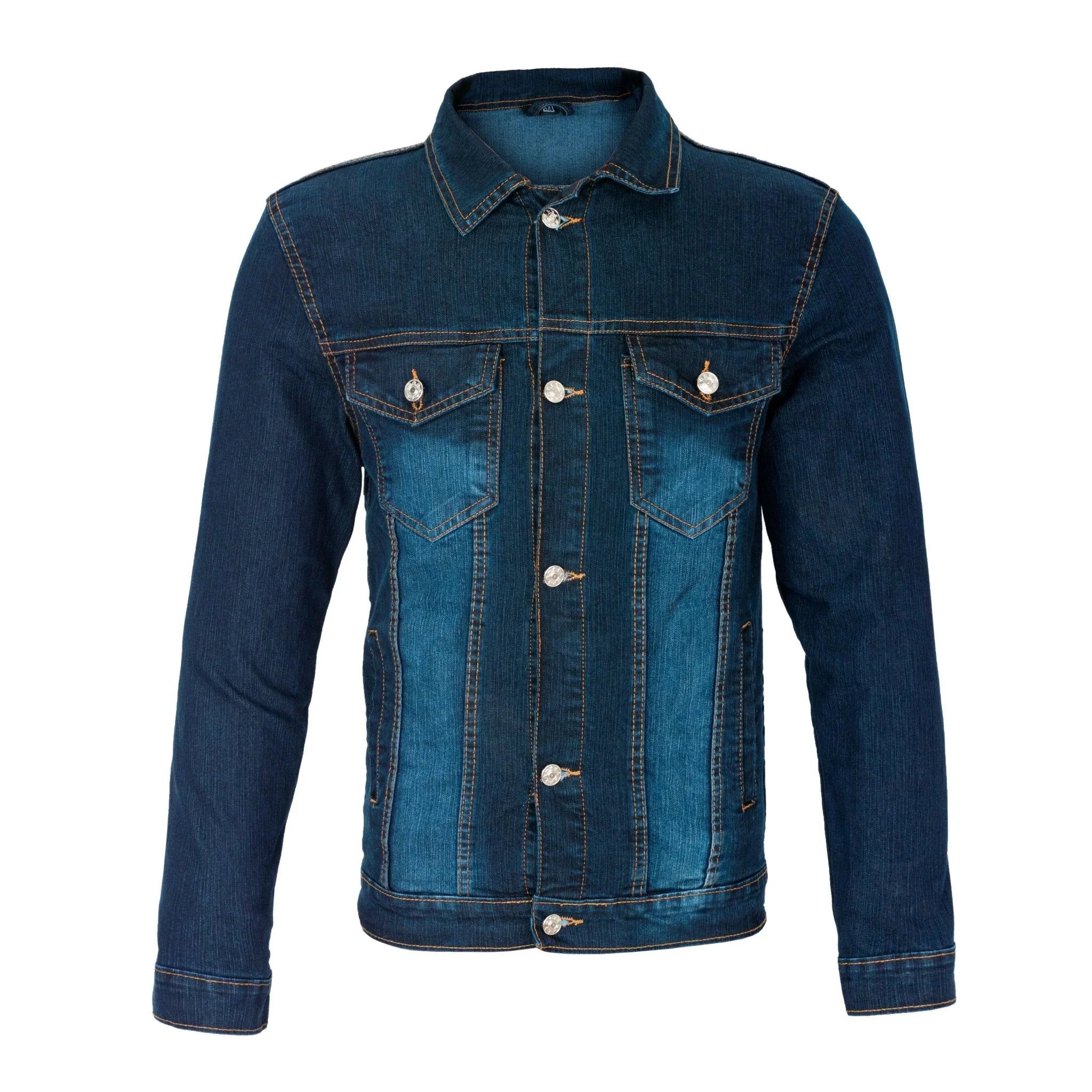 Classic Denim Jacket in Blue and Black