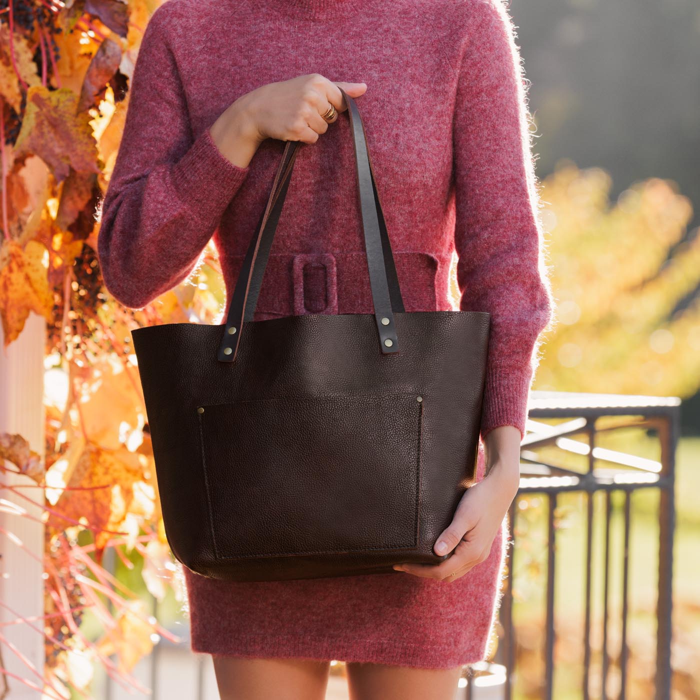 'Almost Perfect' Leather Tote Bag