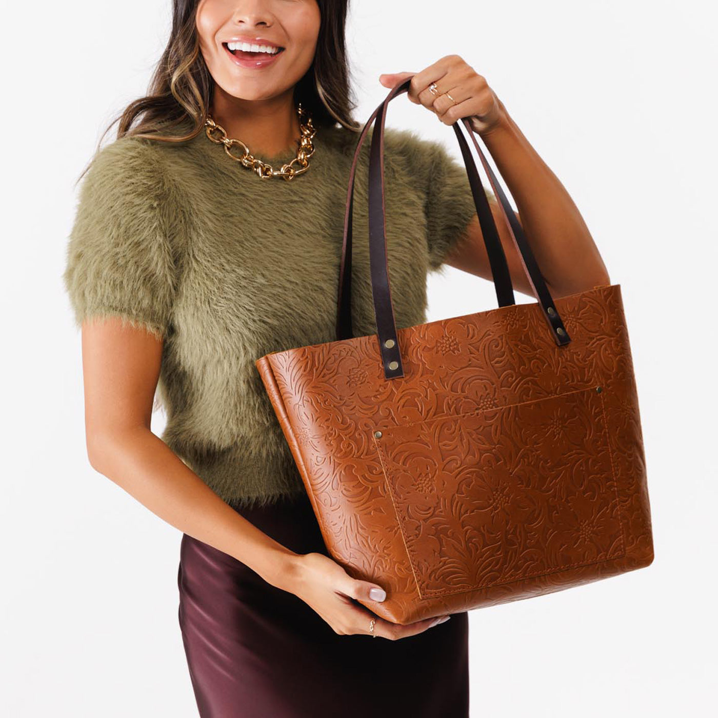 Leather Tote Bag