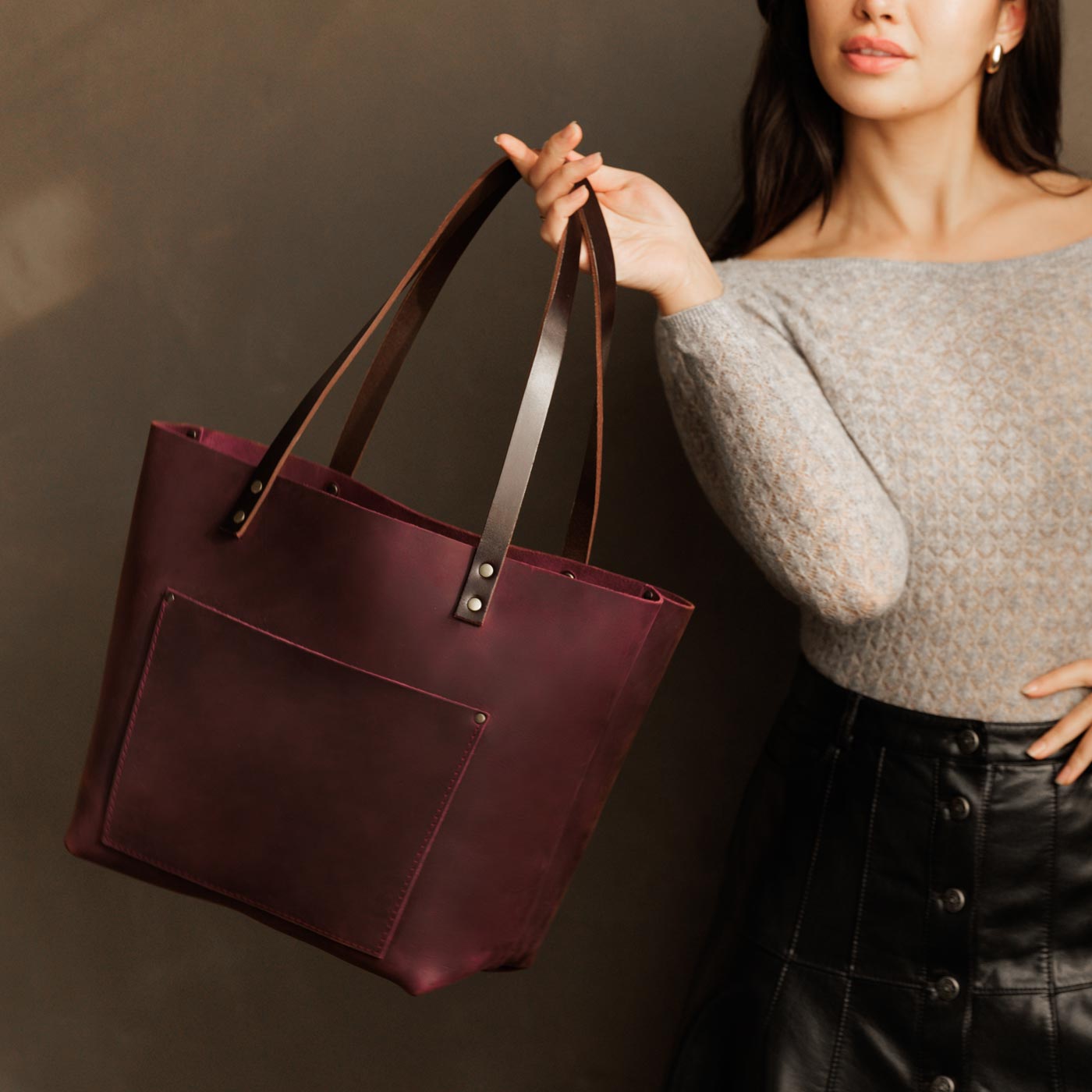 Leather Tote Bag - Limited Edition