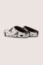 Cowhide Shearling Mules