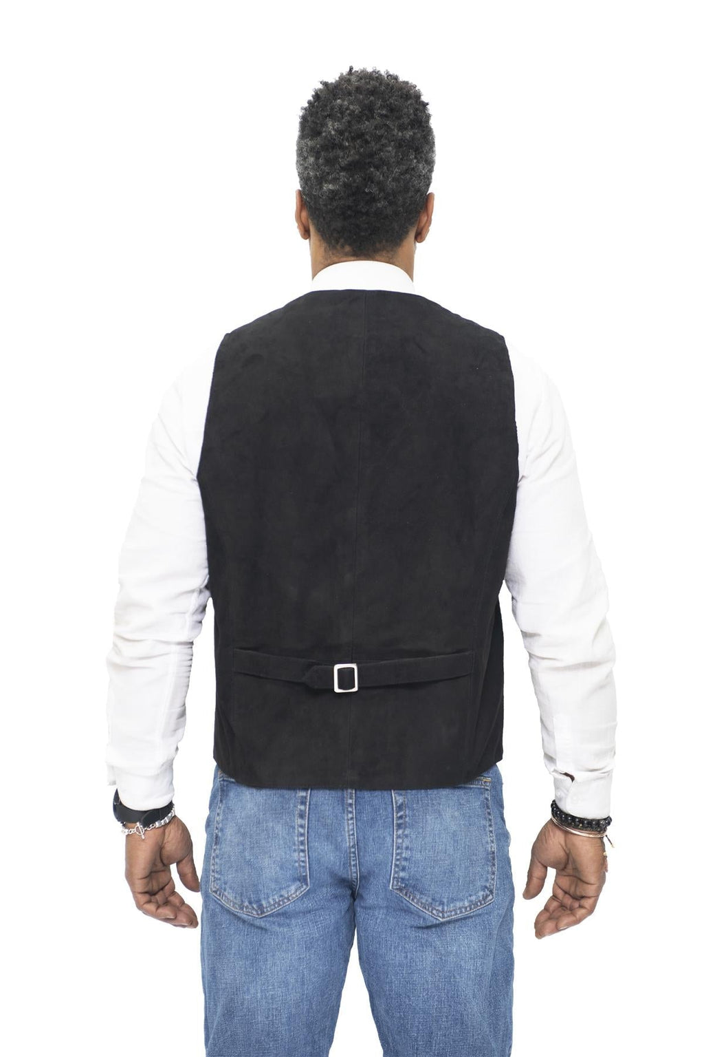 Mens Classic Goat Suede Leather Waistcoat-Norwich