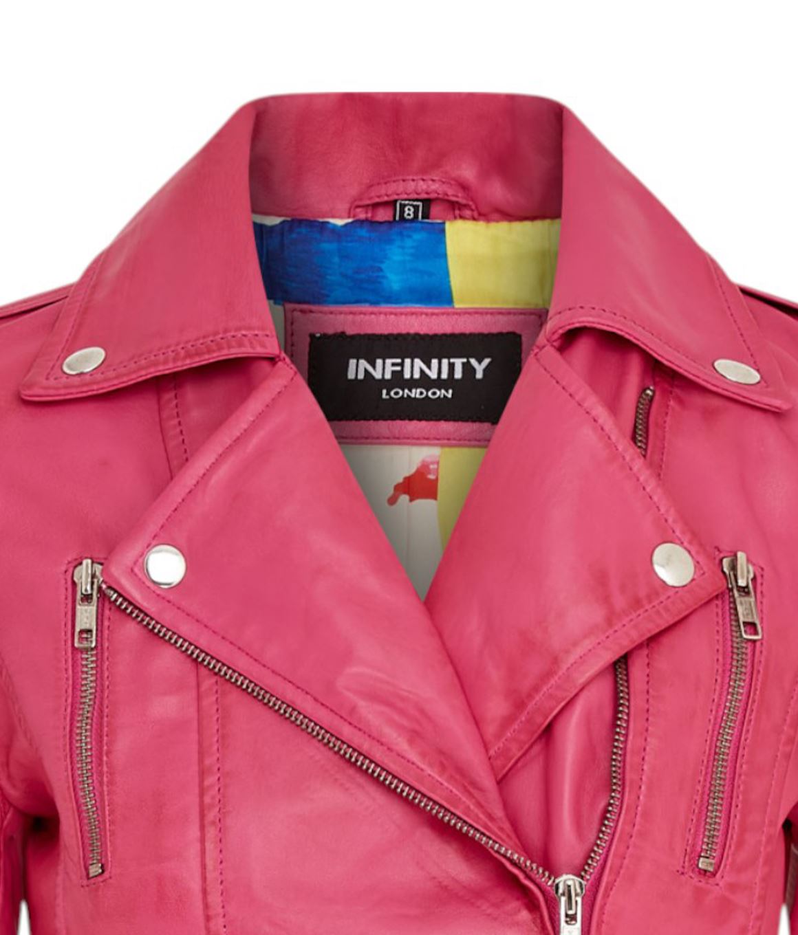 Womens Leather Vintage Brando Biker Jacket-Orlando