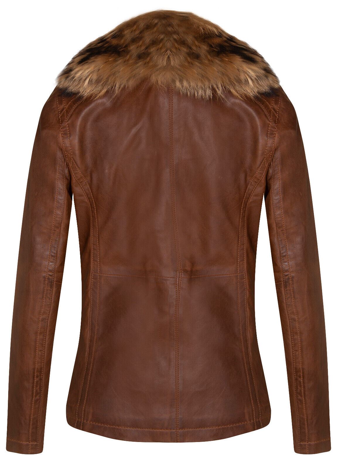 Womens Leather Parker Jacket-Arvada