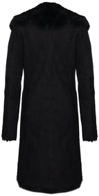 Womens Toscana Sheepskin Suede Trench Coat-Tbilisi