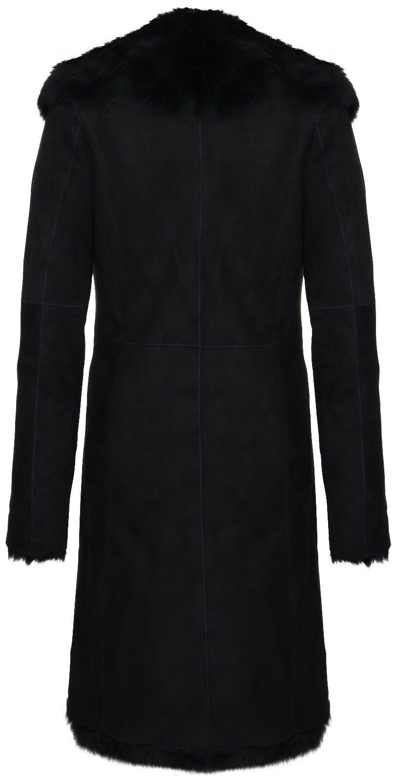 Womens Toscana Sheepskin Suede Trench Coat-Tbilisi