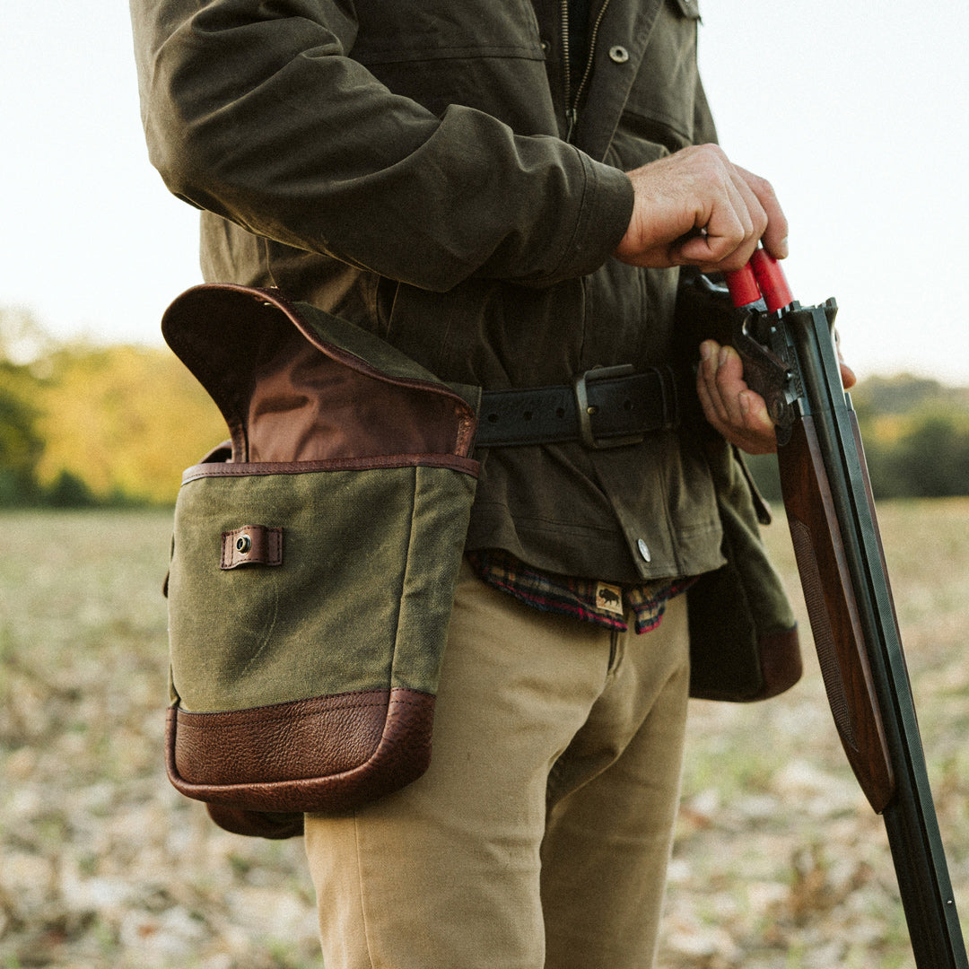 Dakota Range and Field Shooting Bags | Waxed Canvas and Leather