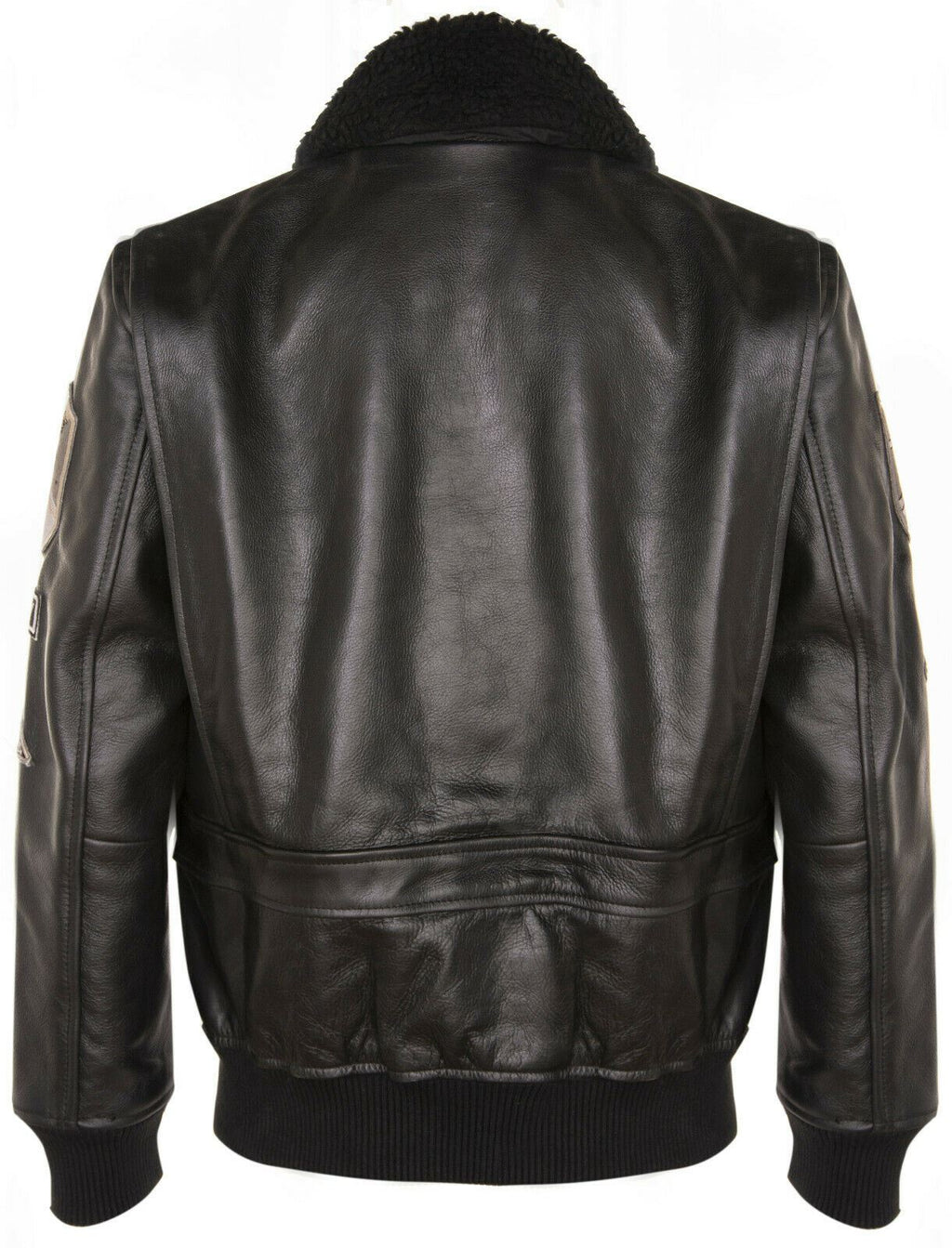 Mens Top Gun A2 Leather Bomber Jacket-San Diego