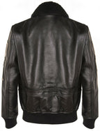 Mens Top Gun A2 Leather Bomber Jacket-San Diego