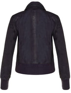 Womens  MA-1 Varsity Bomber Jacket-Modbury