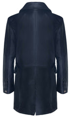 Mens Cowhide Leather Peacoat-Cordoba