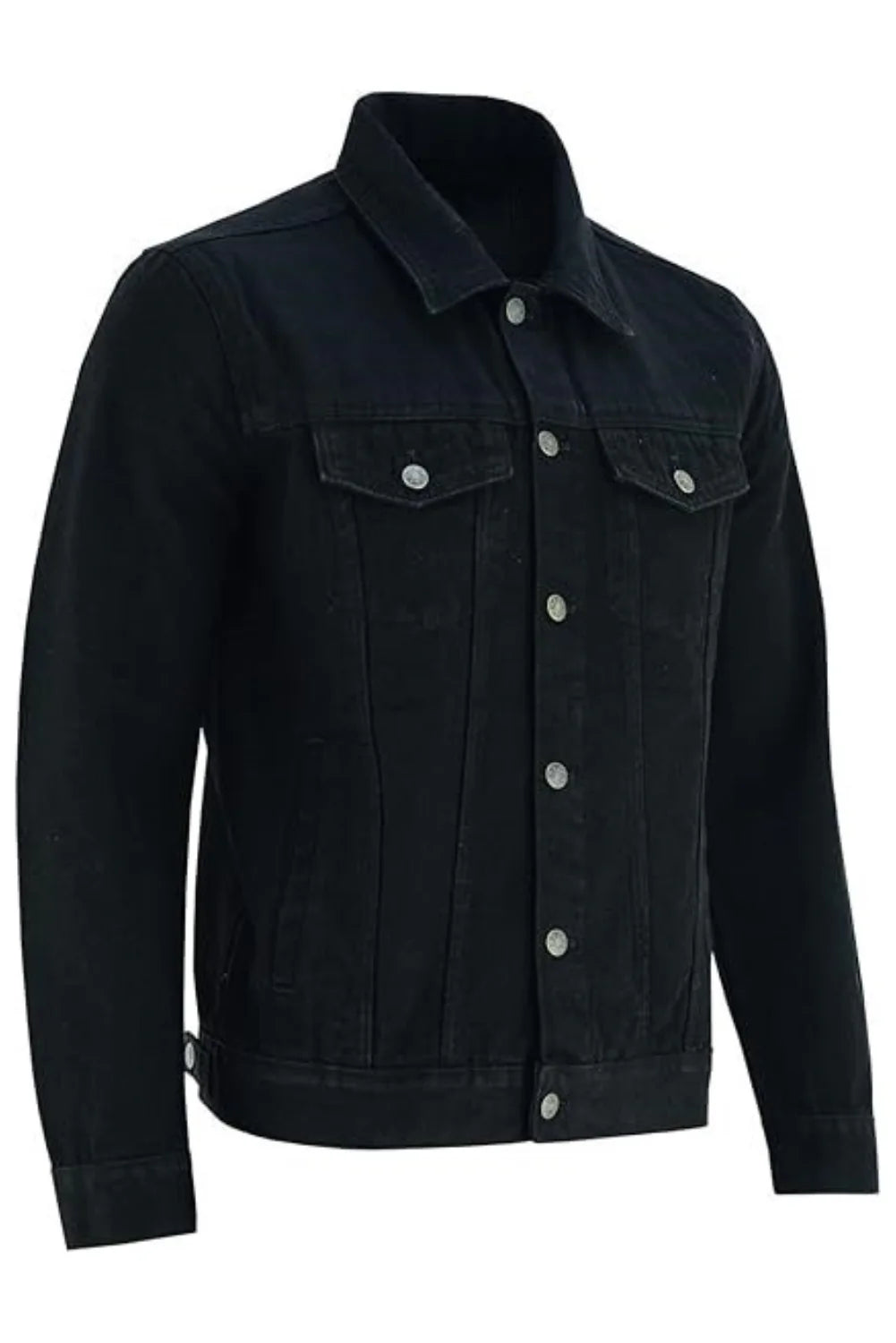 Warren Black Denim Trucker Jacket