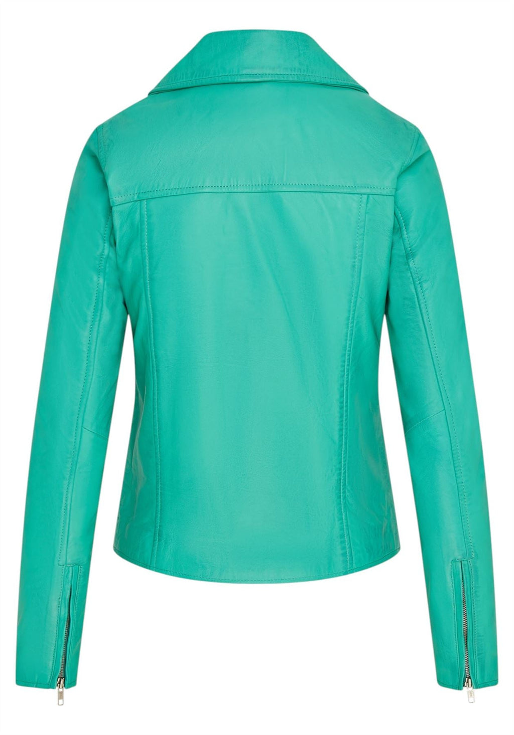 Women's Classic Brando Biker Leather Jacket - Broome