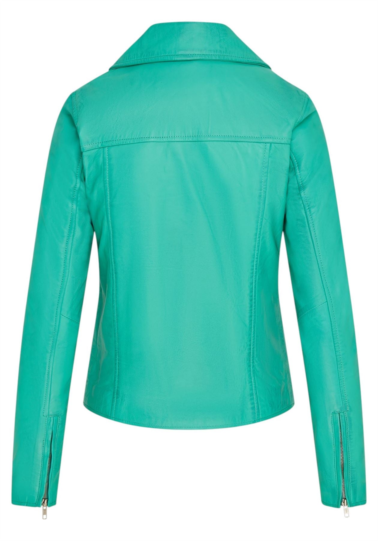 Women's Classic Brando Biker Leather Jacket - Broome