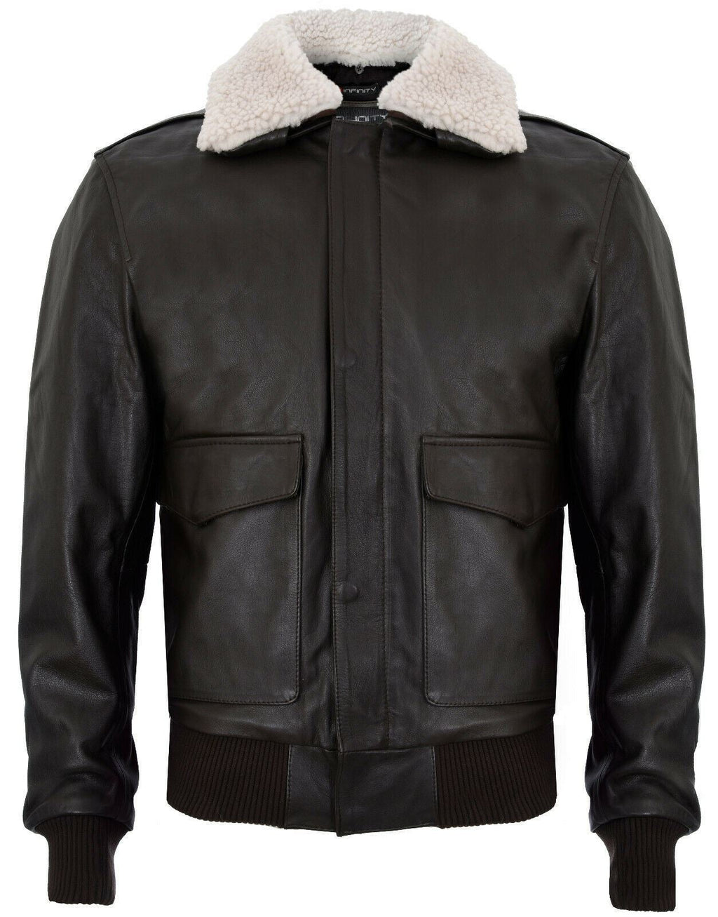 Mens Air Force A2 Cowhide Bomber Jacket-Montreal