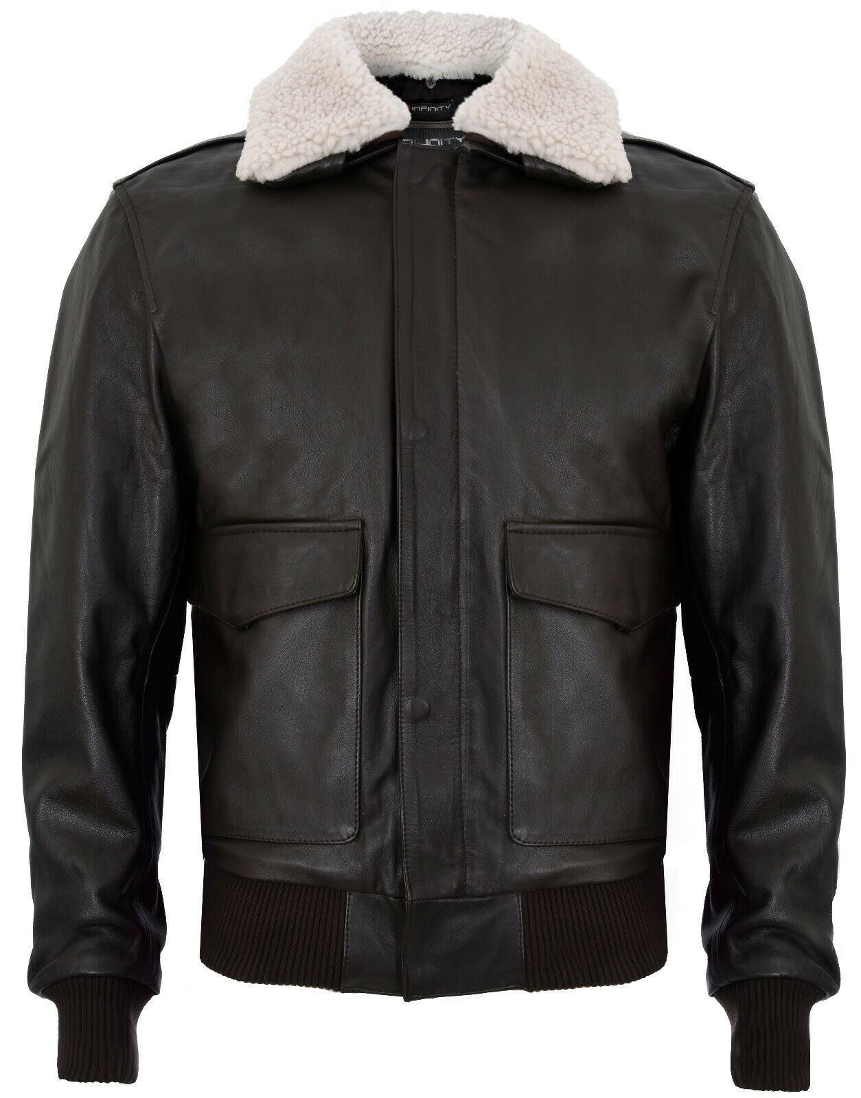 Mens Air Force A2 Cowhide Bomber Jacket-Montreal