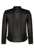 Mens Racing Leather Biker Jacket-Portland
