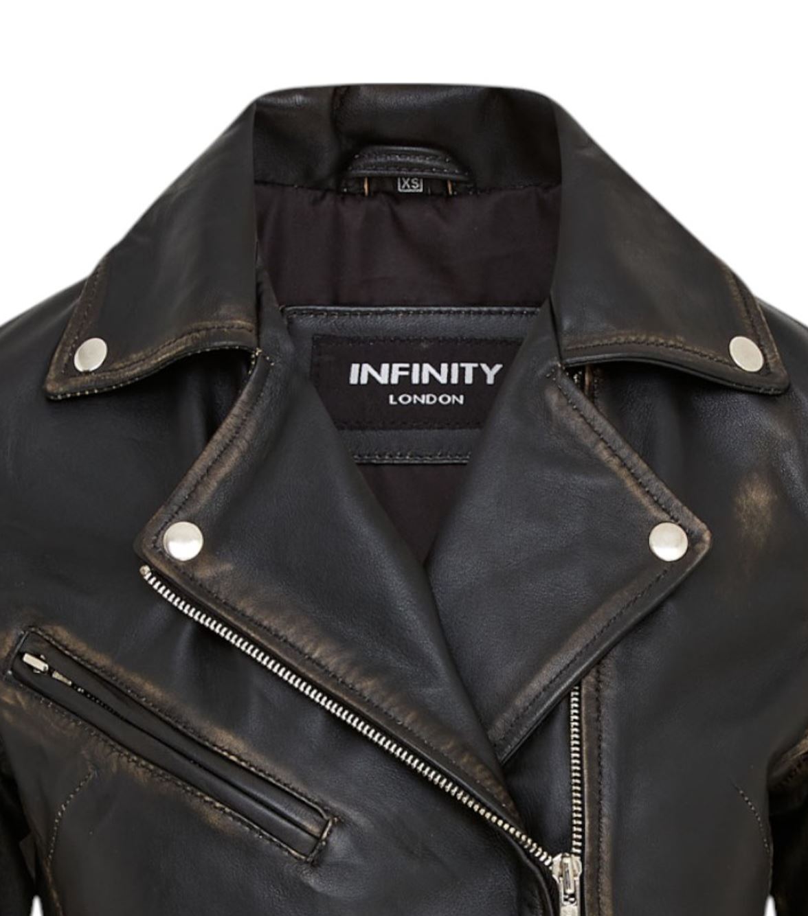 Women's Classic Brando Biker Leather Jacket - Broome