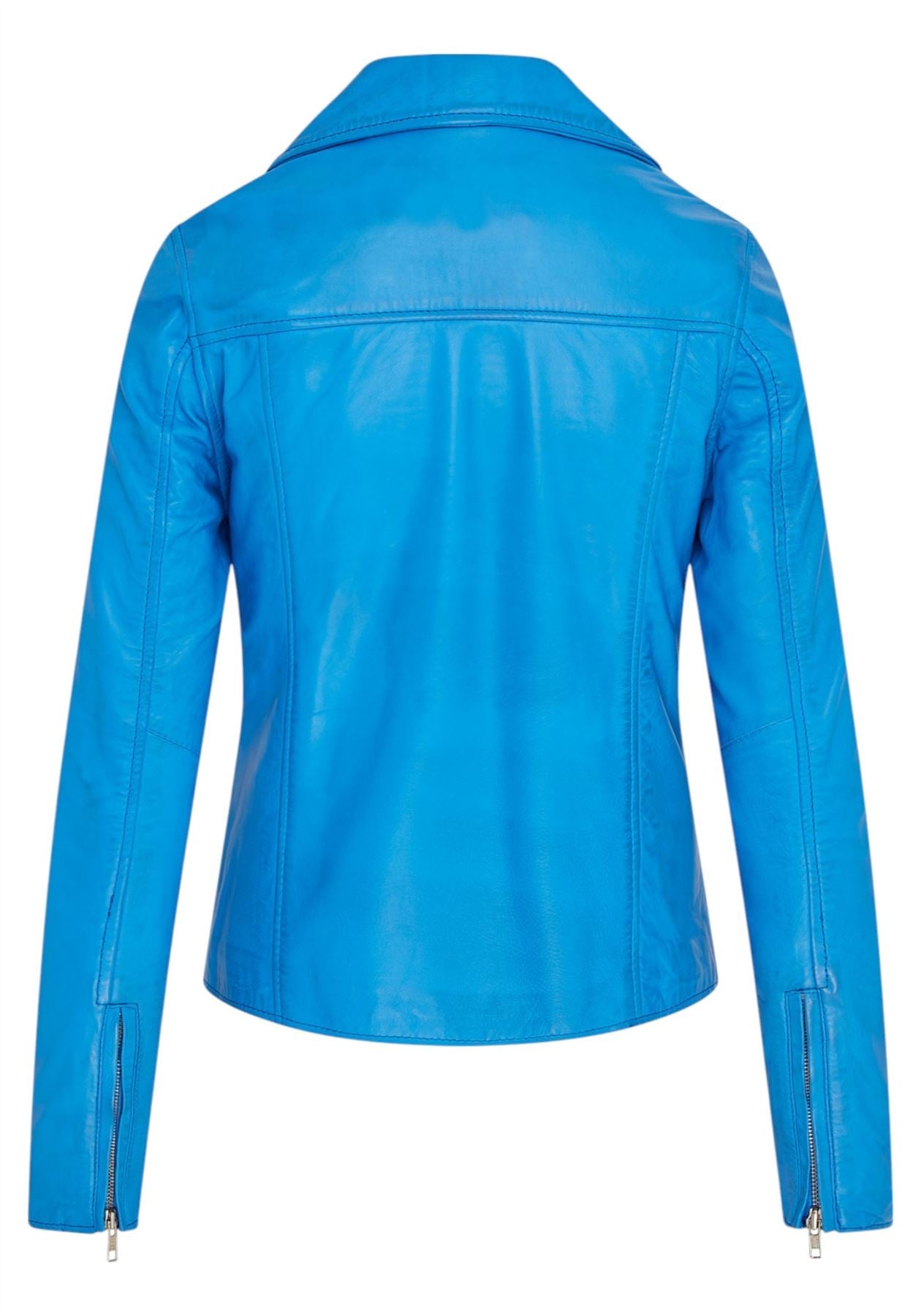 Women's Classic Brando Biker Leather Jacket - Broome