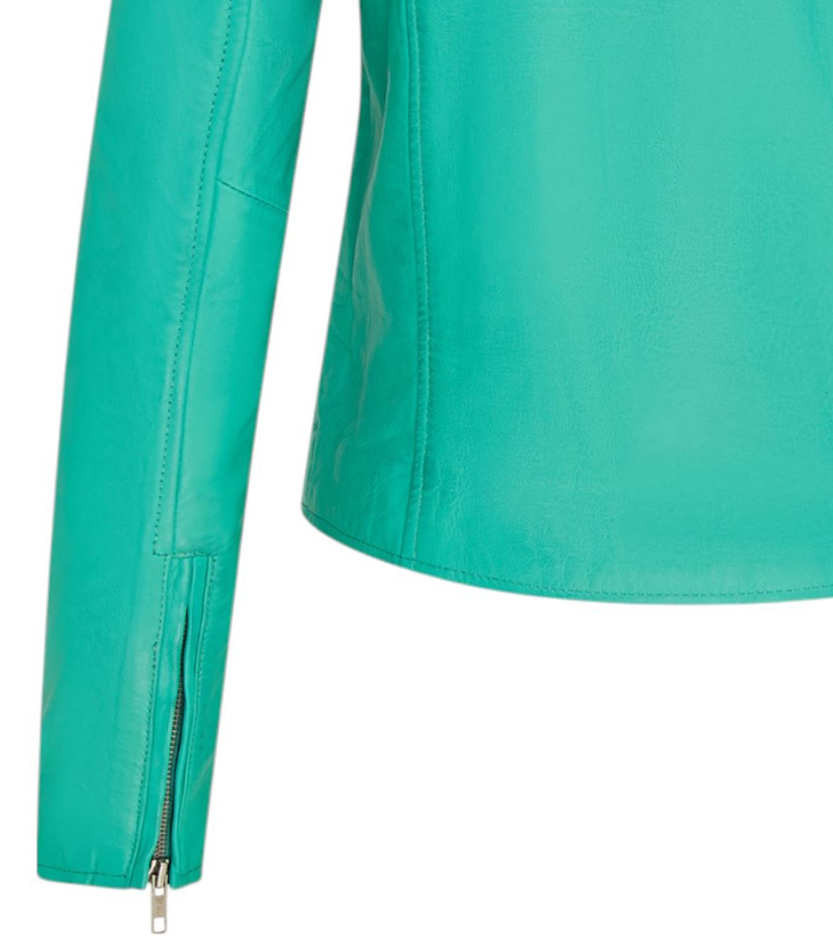 Women's Classic Brando Biker Leather Jacket - Broome