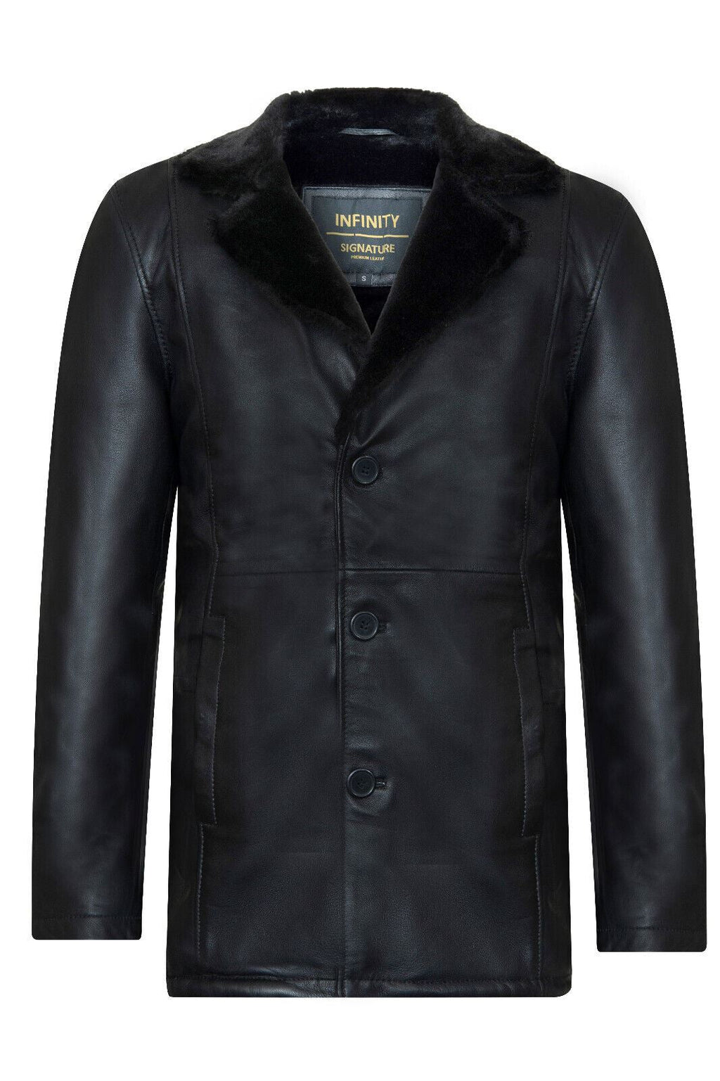 Mens Reefer Leather Jacket - Tadcaster