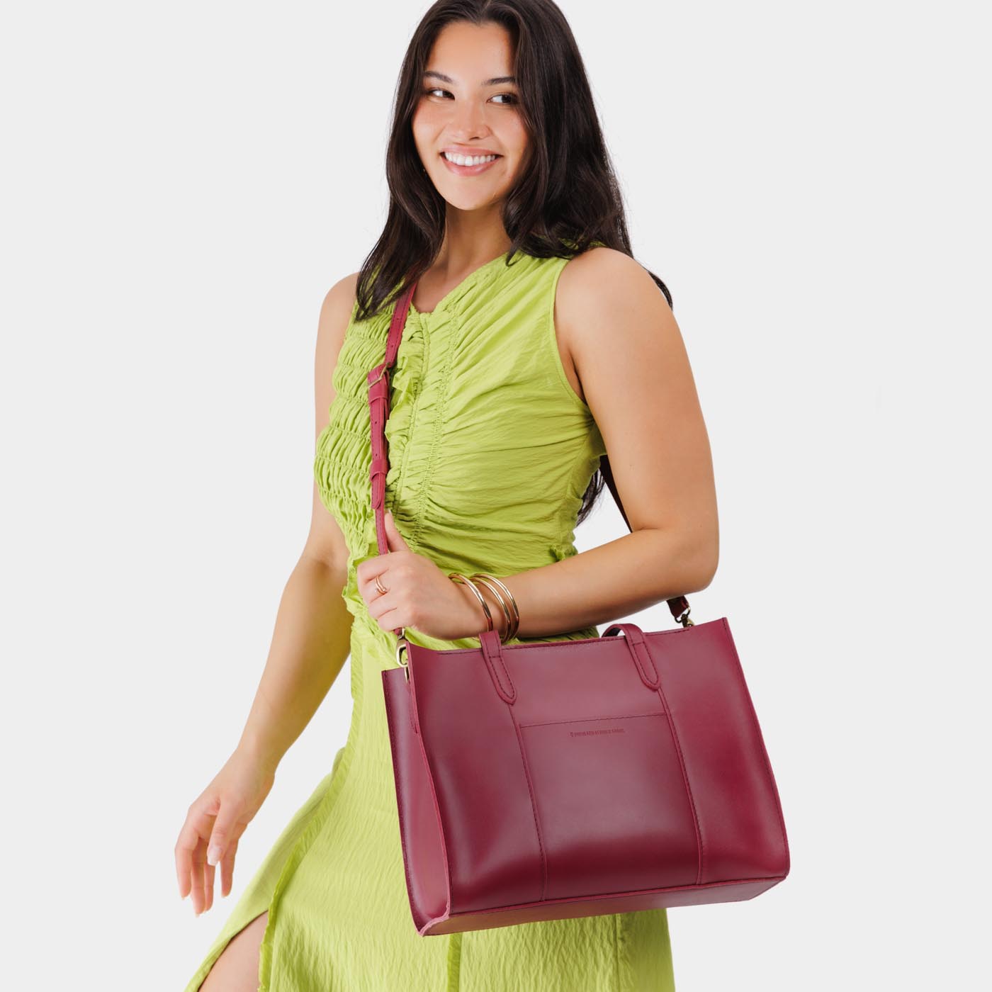 Large Lola Zipper Crossbody Tote