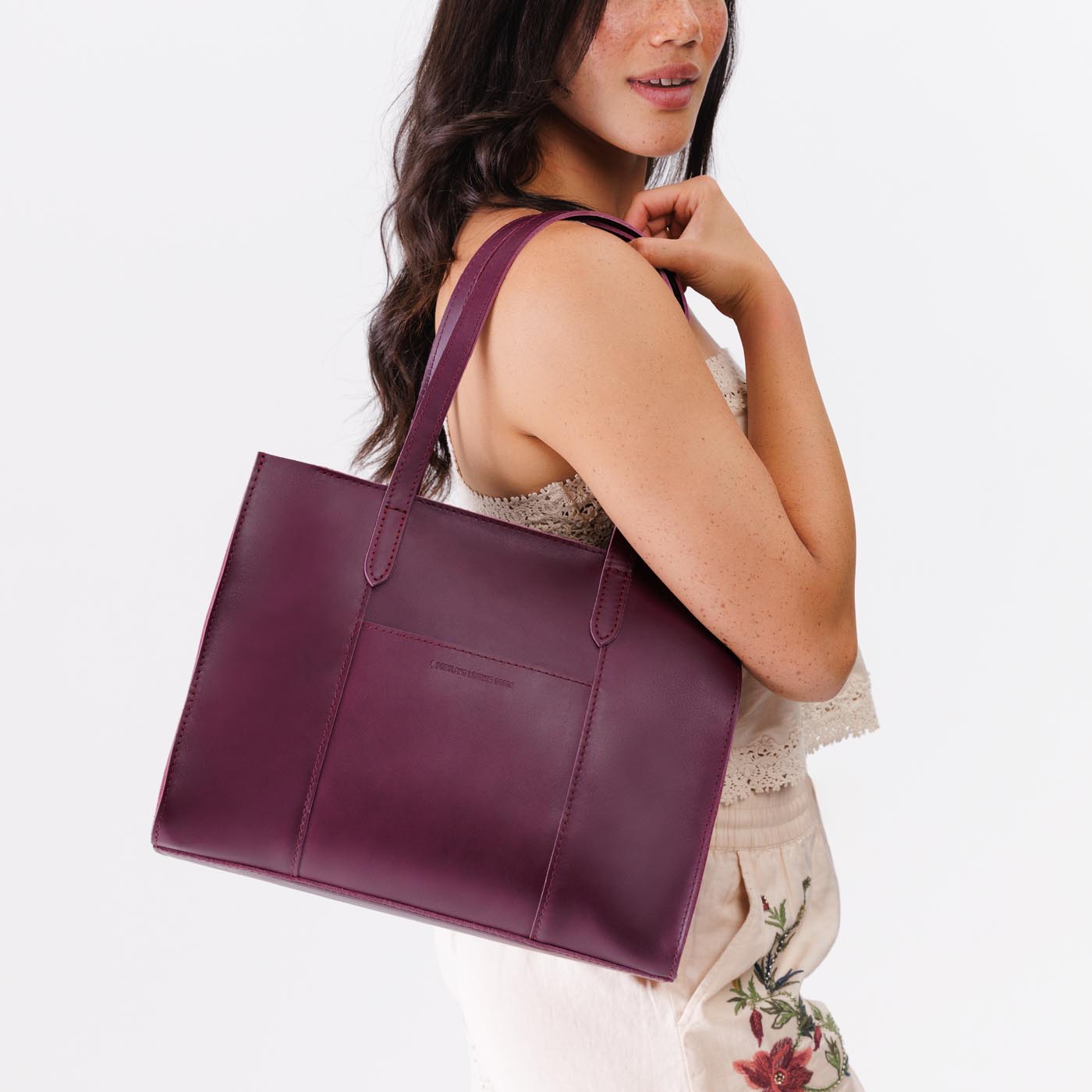 Large Lola Zipper Crossbody Tote