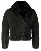Womens B3 Sheepskin Leather Flying Jacket-Bergamo