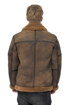 Mens Antique B3 Sheepskin Flying Jacket-Alameda