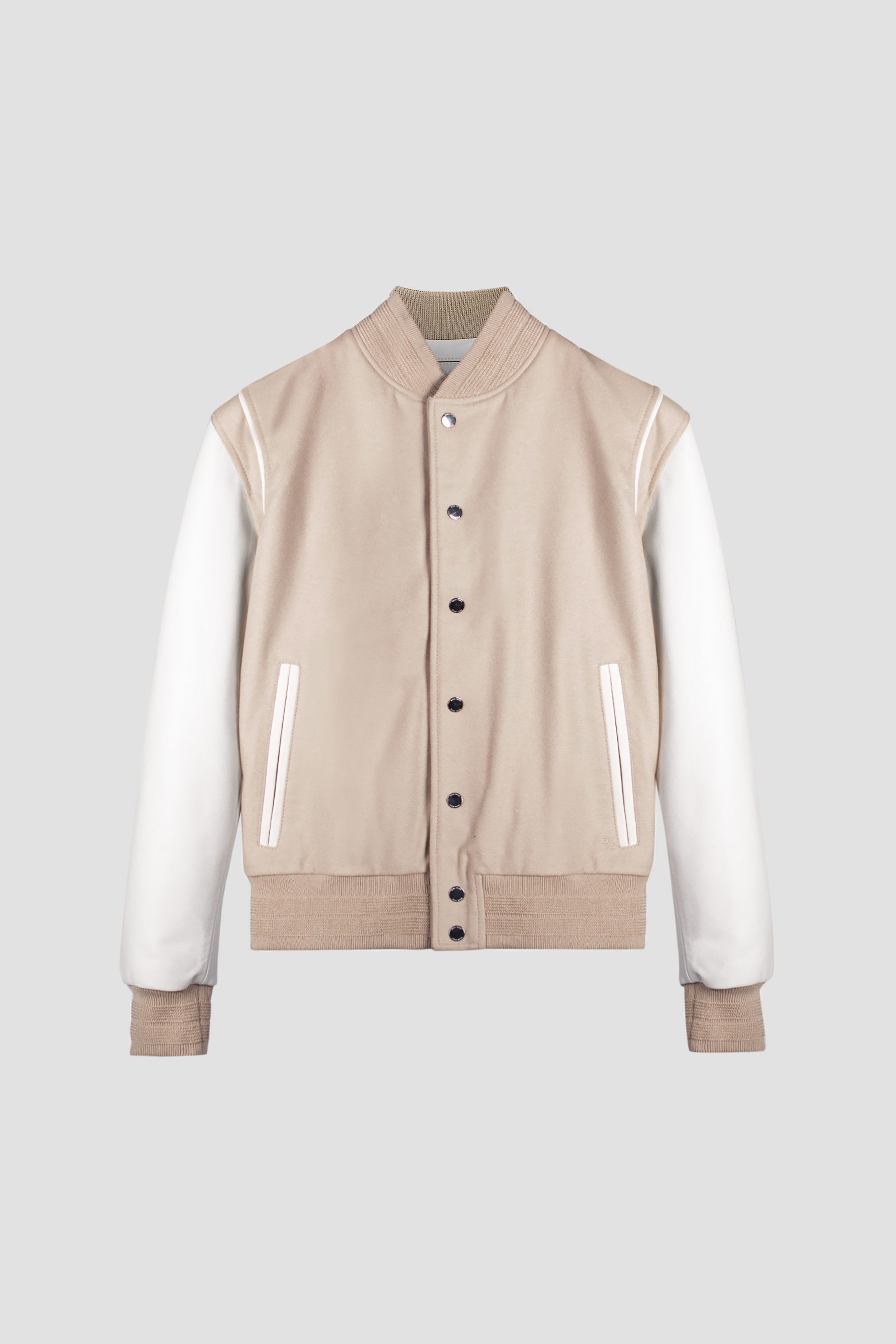 Varsity Jacket Tall: Ecru (Man)