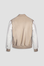 Varsity Jacket Tall: Ecru (Man)