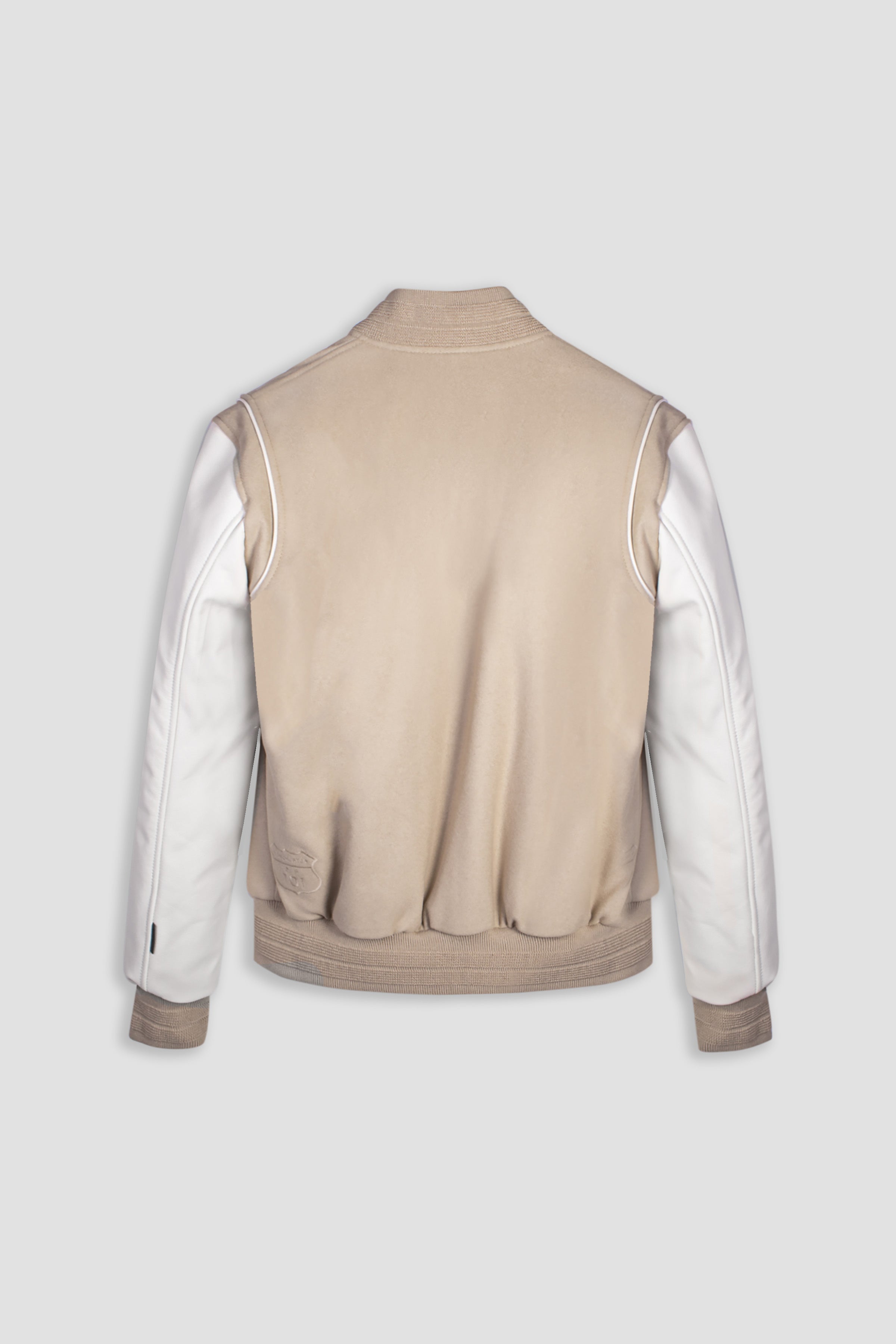 Varsity Jacket Tall: Ecru (Man)