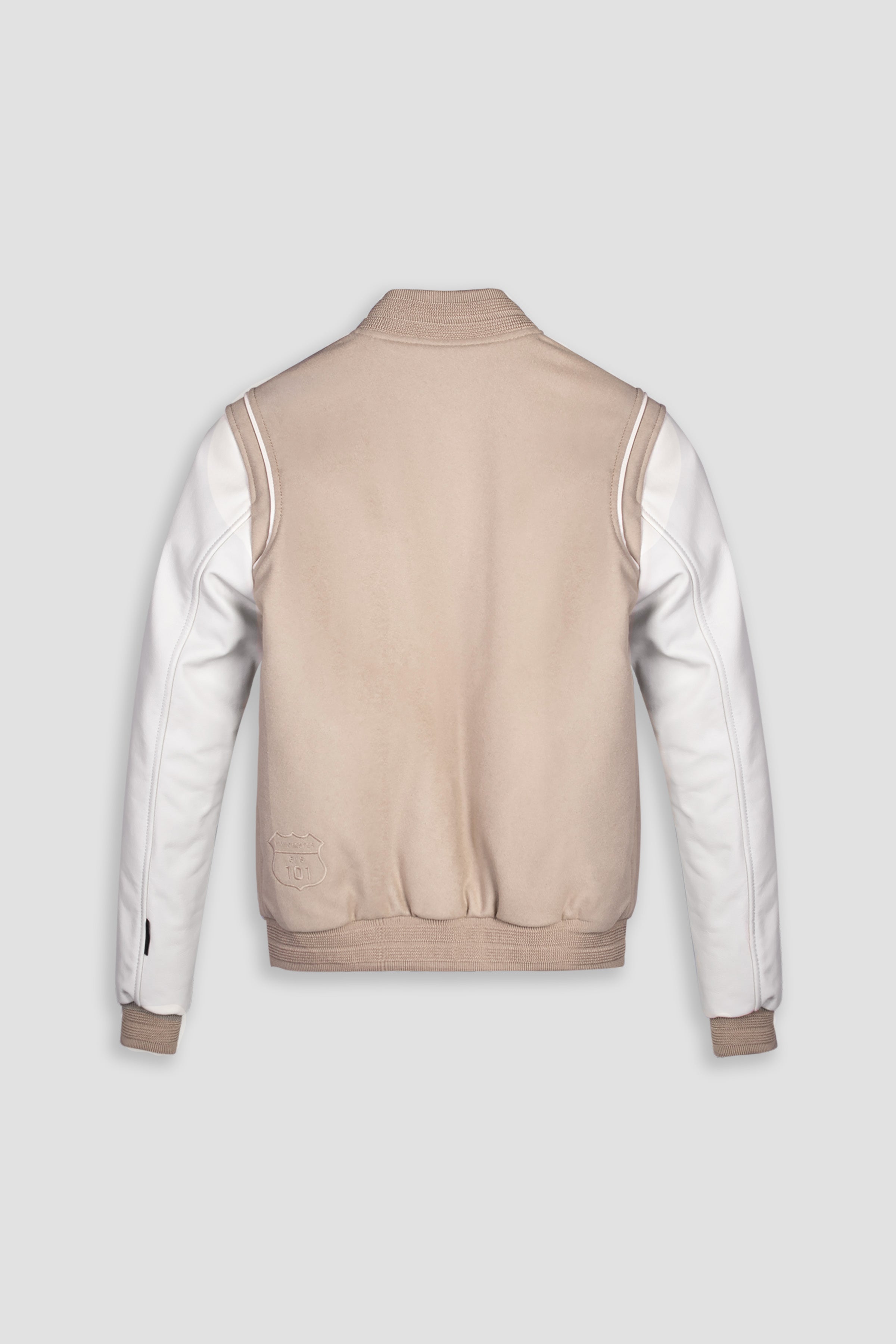 Varsity Jacket Tall: Ecru (Woman)