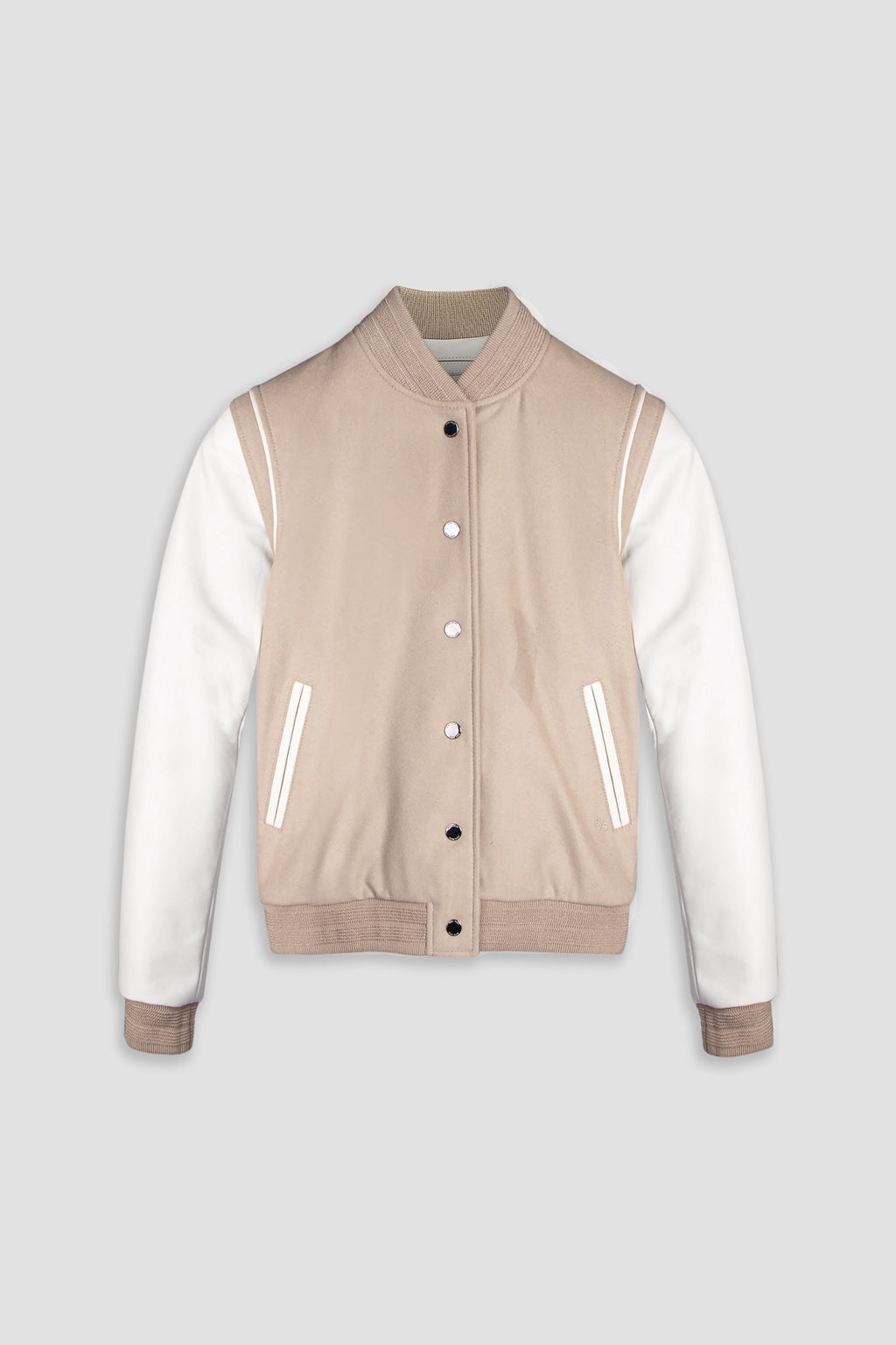 Varsity Jacket Tall: Ecru (Woman)