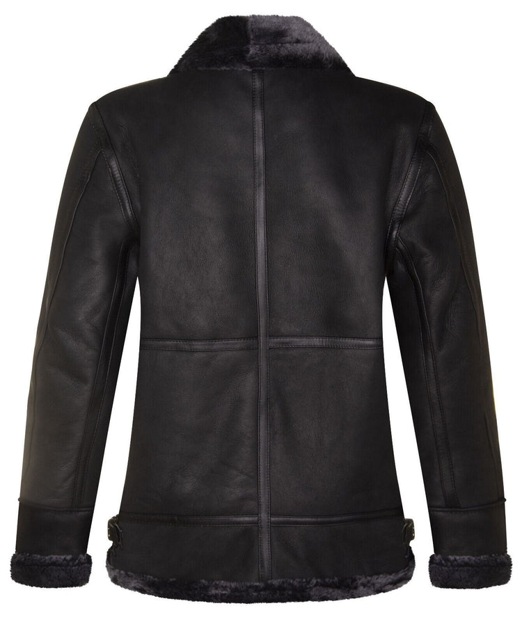 Men's B3 Sheepskin Shearling Aviator Pilot Flying Jacket