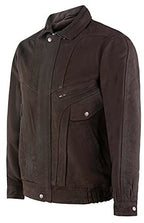 Mens Leather Bluson Tailored Bomber Jacket