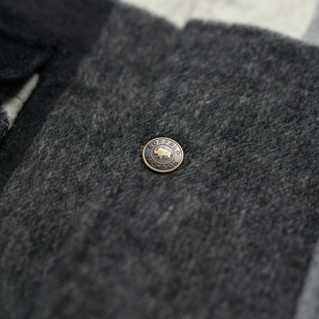 Ellis Wool Jacket | Gray Valley Plaid and Corduroy