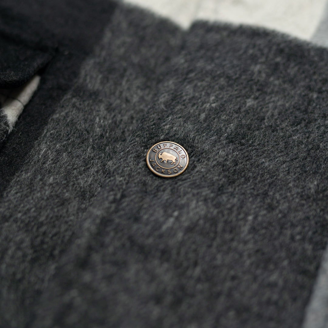 Ellis Wool Jacket | Gray Valley Plaid and Corduroy