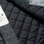 Ellis Wool Jacket | Gray Valley Plaid and Corduroy