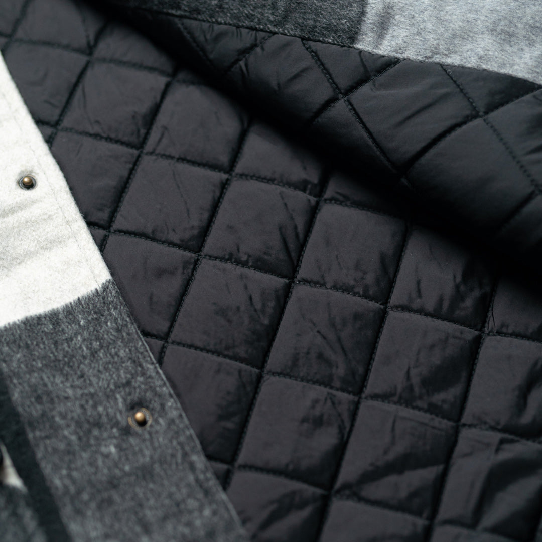 Ellis Wool Jacket | Gray Valley Plaid and Corduroy