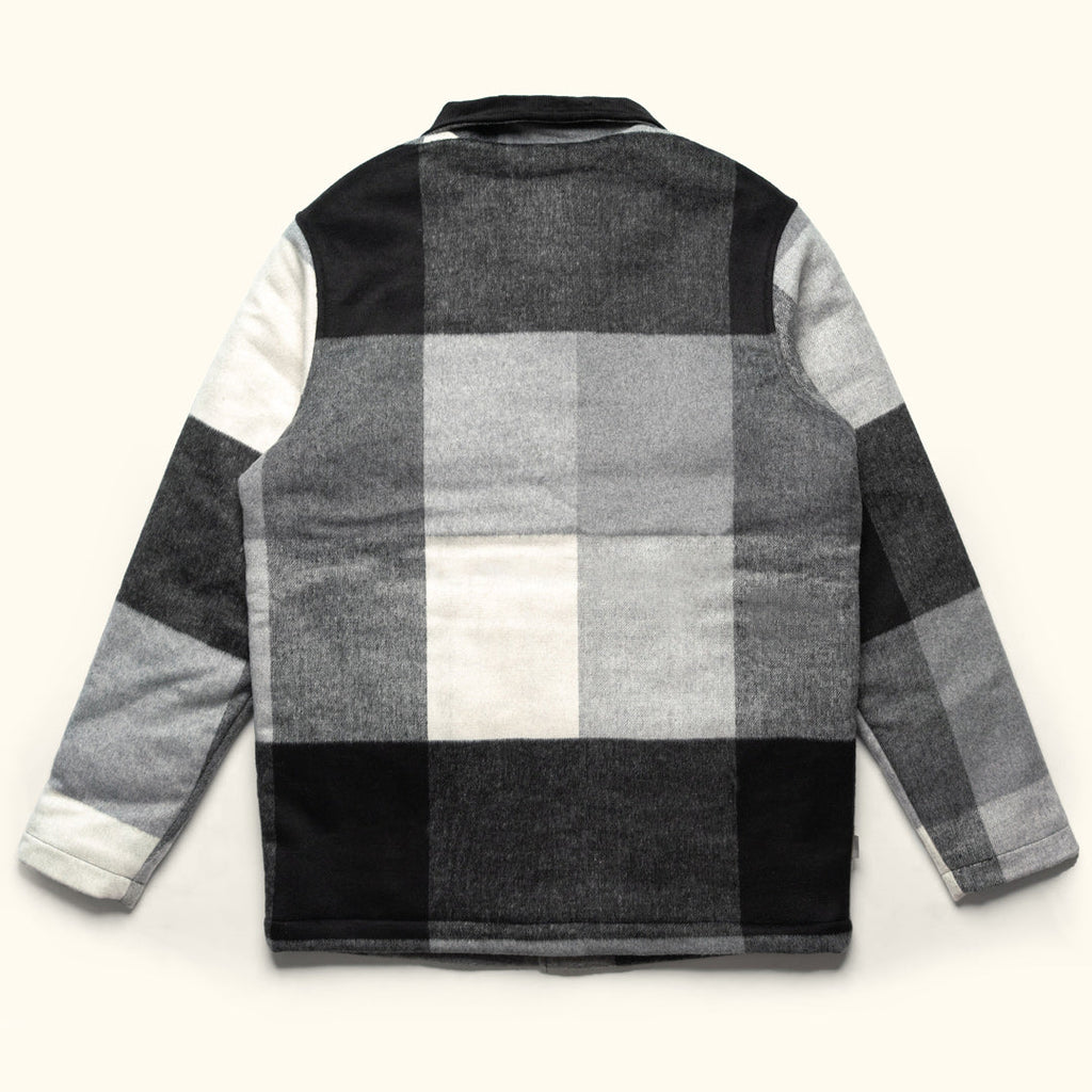 Ellis Wool Jacket | Gray Valley Plaid and Corduroy