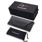 De-Gamme Brown Rectangle Polarized Sunglasses - Rome