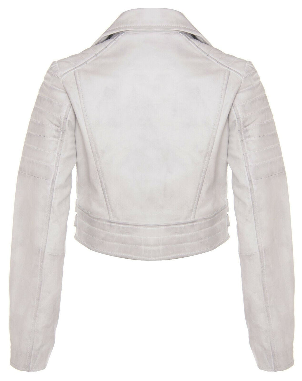 Womens Brando Cropped Leather Jacket-Longtown