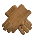 Mens Luxury Sheepskin Suede Leather Gloves