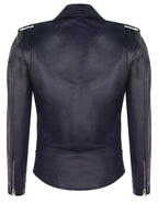 Mens Cow-Hide Black Brando Jacket -Venice