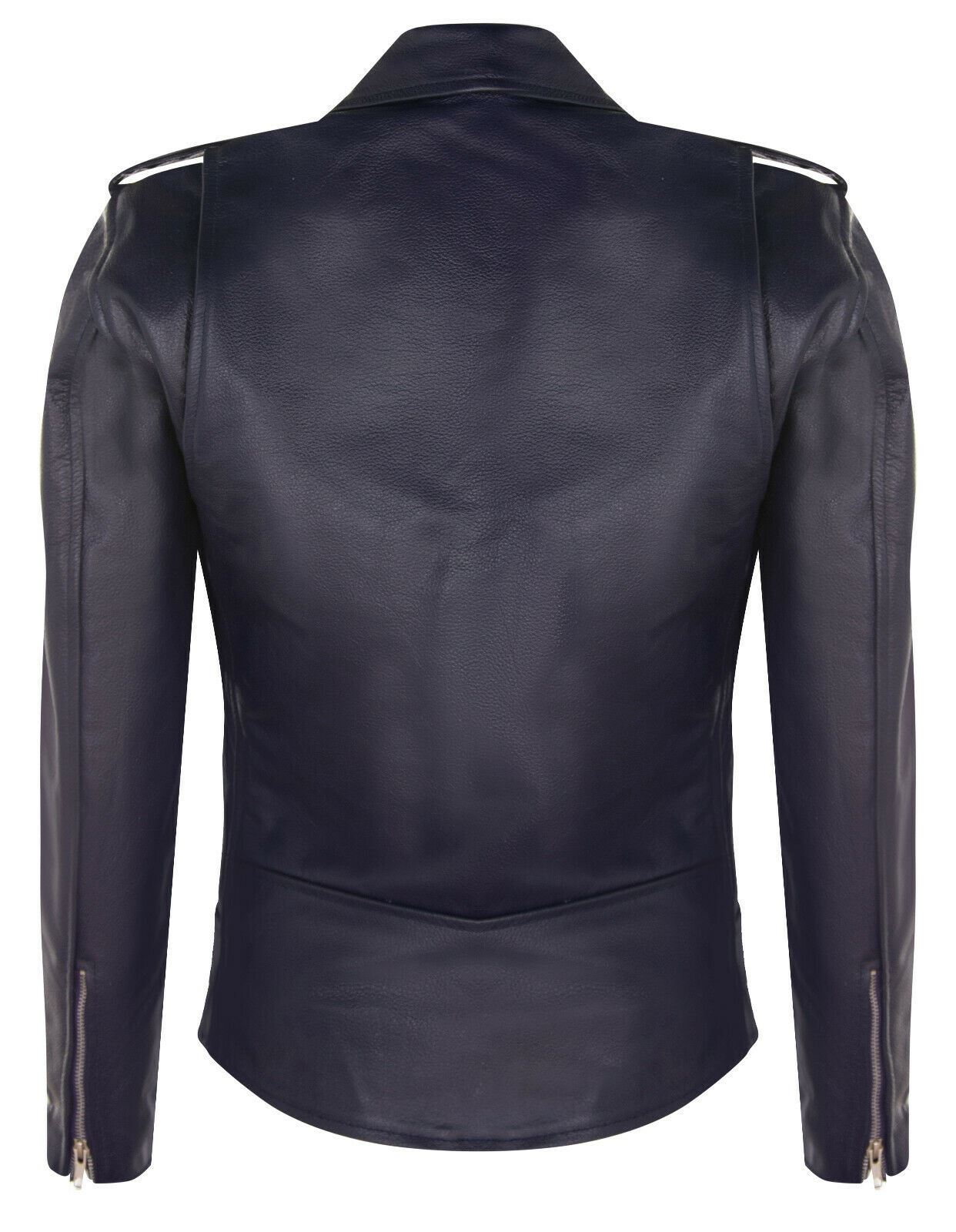 Mens Cow-Hide Black Brando Jacket -Venice